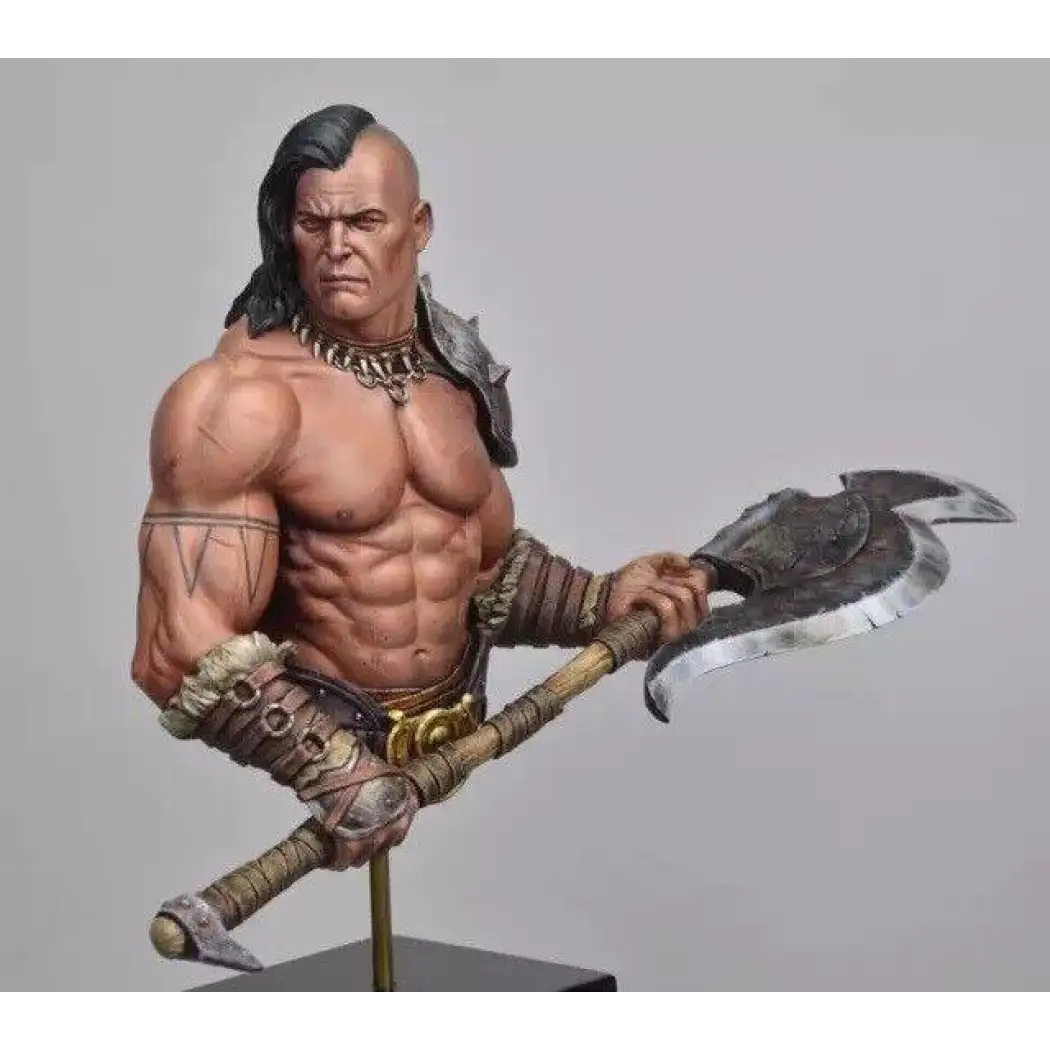 1/10 BUST Resin Model Kit Warrior Barbarian with Axe Unpainted - Model-Fan-Store