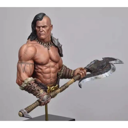 1/10 BUST Resin Model Kit Warrior Barbarian with Axe Unpainted - Model-Fan-Store