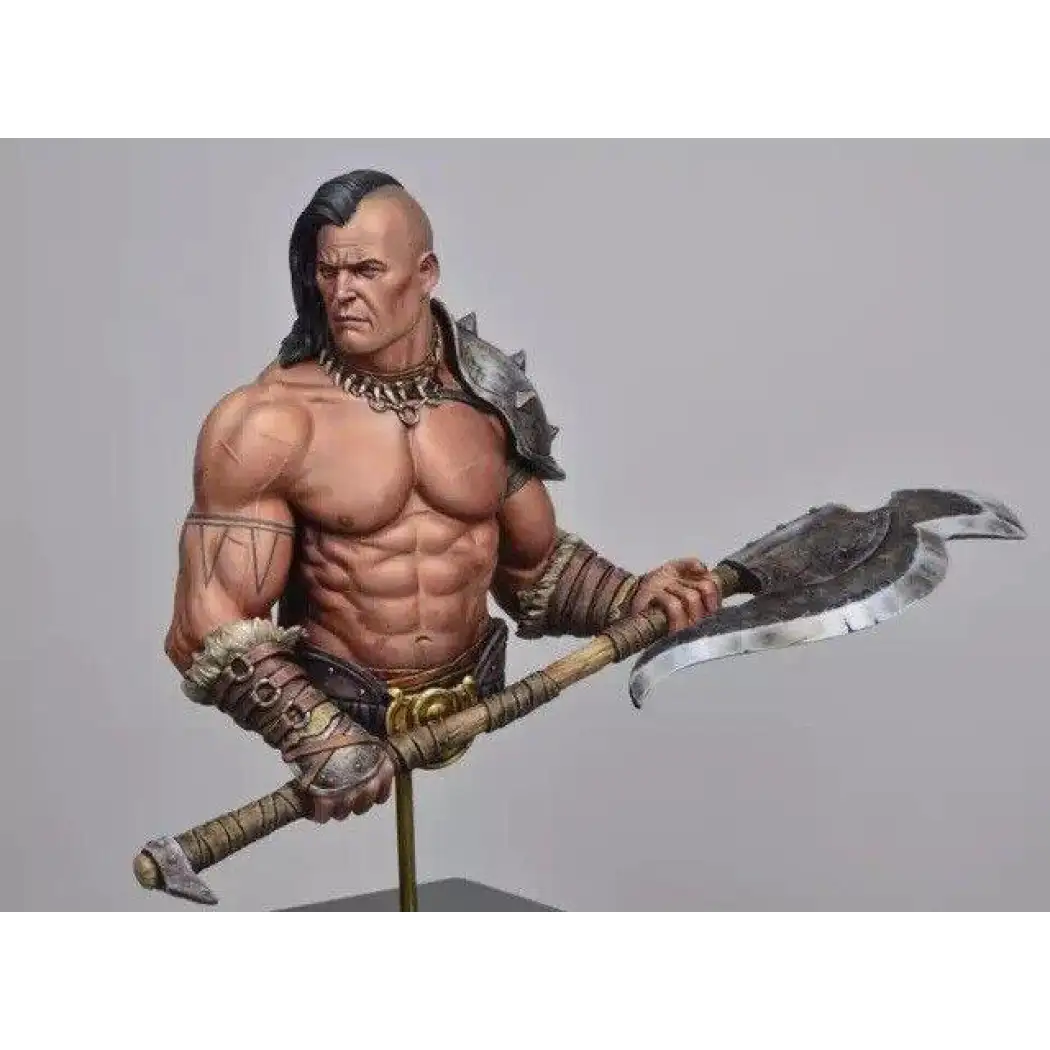 1/10 BUST Resin Model Kit Warrior Barbarian with Axe Unpainted - Model-Fan-Store