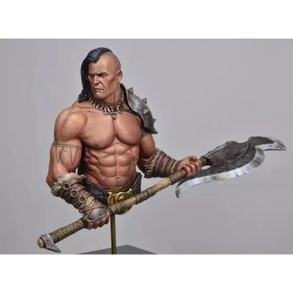1/10 BUST Resin Model Kit Warrior Barbarian with Axe Unpainted - Model-Fan-Store