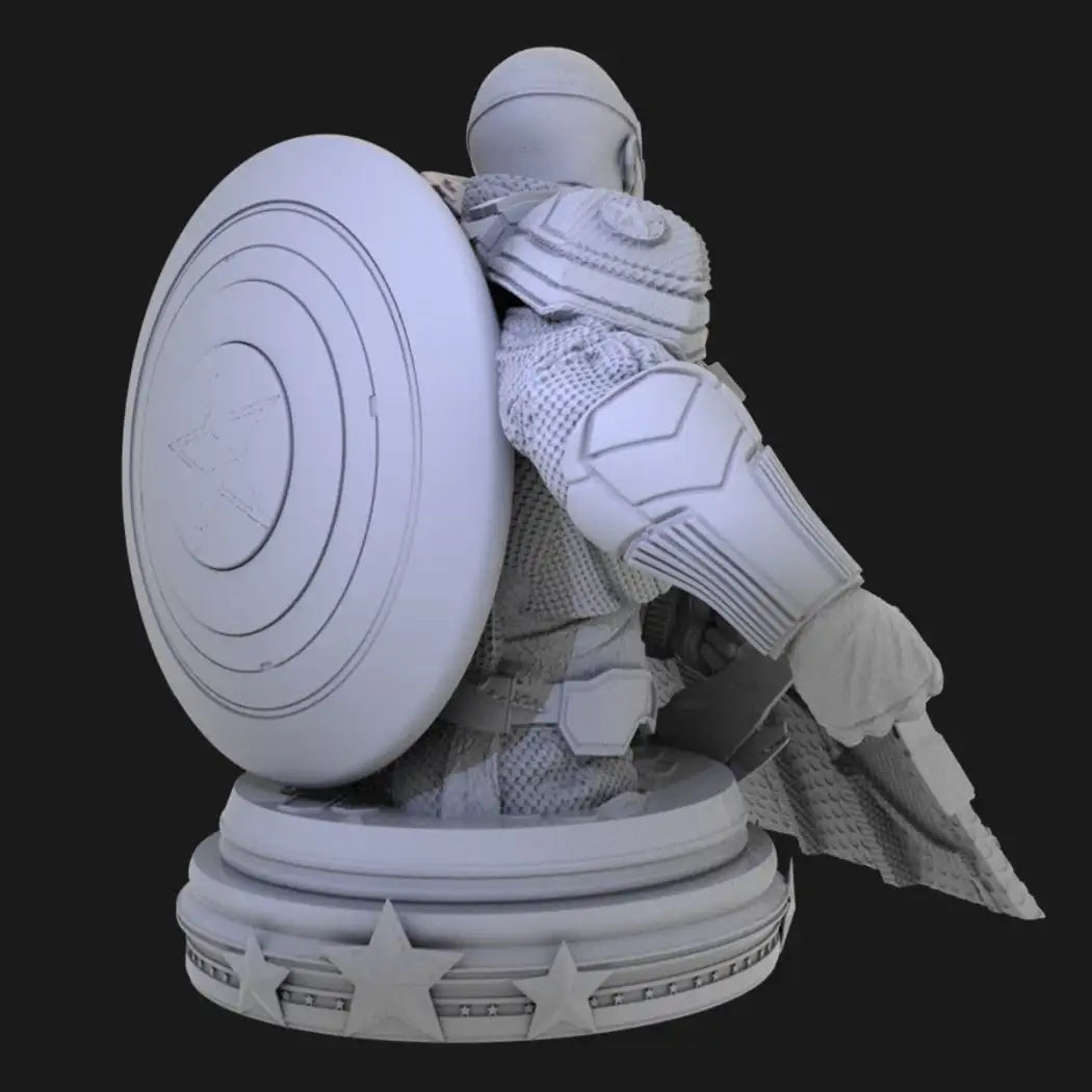 1/10 BUST Resin Superhero Model Kit Tree Falcon Captain Unpainted - Model-Fan-Store