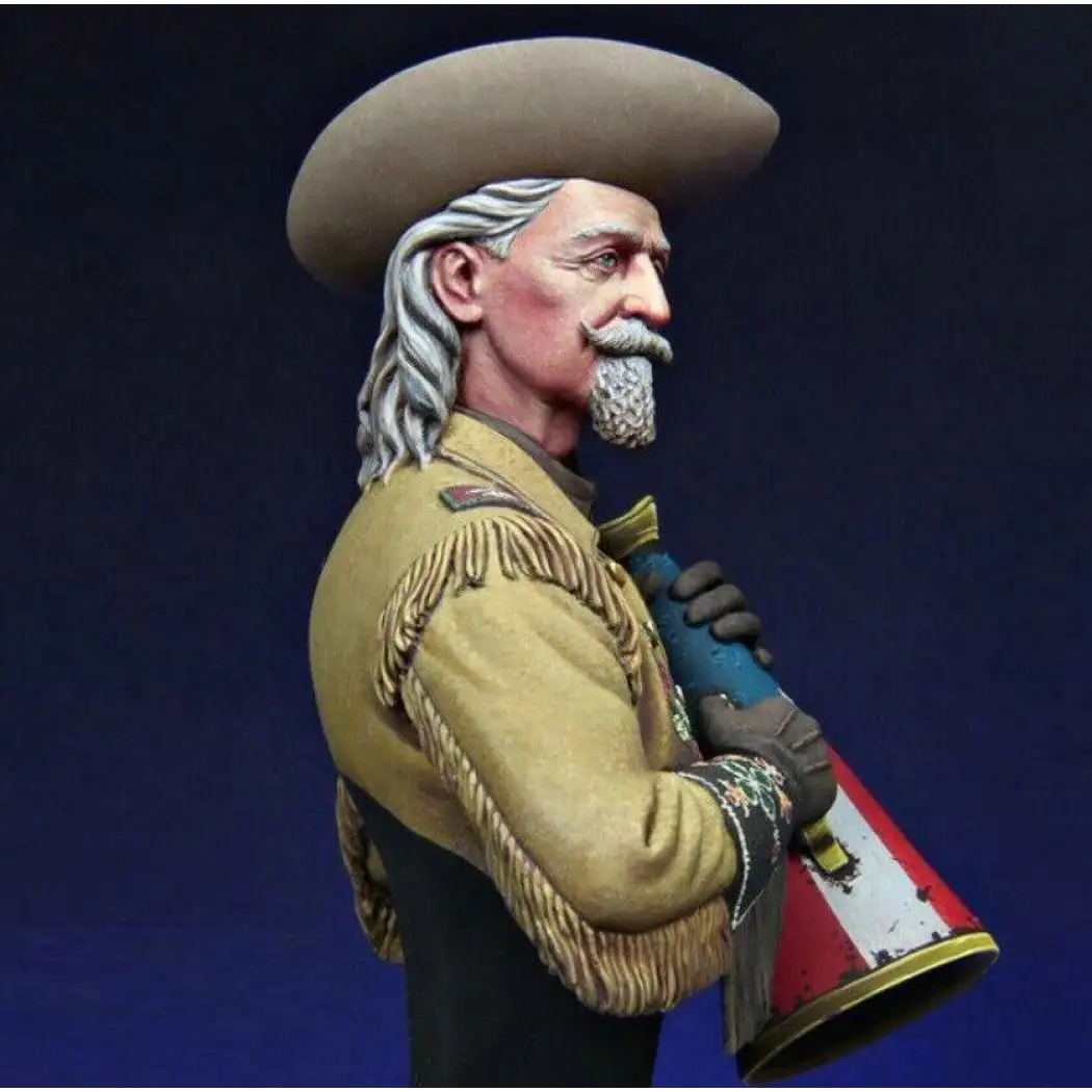 1/12 BUST Resin Model Kit American Civil War Bison Hunter Showman Unpainted - Model-Fan-Store