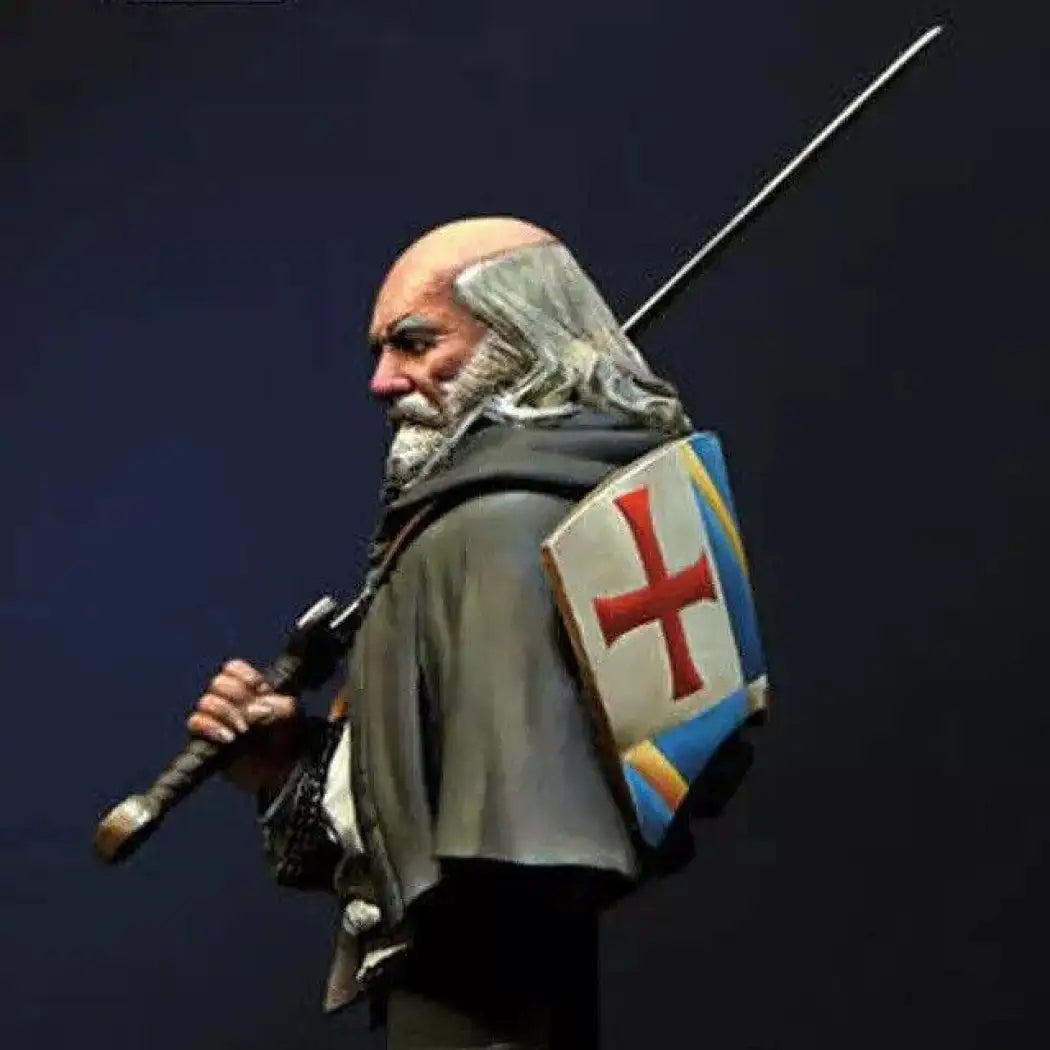 1/12 BUST Resin Model Kit Last Master Medieval Knights Templar Unpainted - Model-Fan-Store