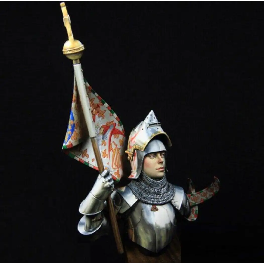 1/12 BUST Resin Model Kit Medieval Knight Jeanne d’Arc Unpainted - Model-Fan-Store