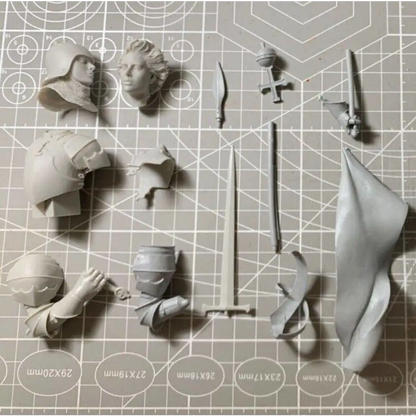 1/12 BUST Resin Model Kit Medieval Knight Jeanne d’Arc Unpainted - Model-Fan-Store