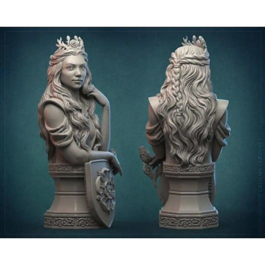 1/16 BUST 65mm Resin Model Kit Beautiful Girl Heiress Margaery Tyrell Unpainted - Model-Fan-Store