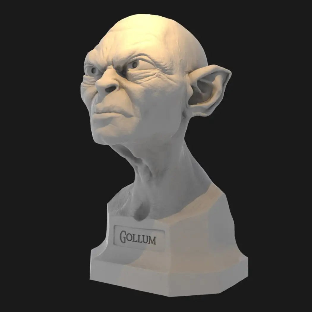 1/16 BUST Resin Model Kit Gollum Hobbit Movie Unpainted - Model-Fan-Store