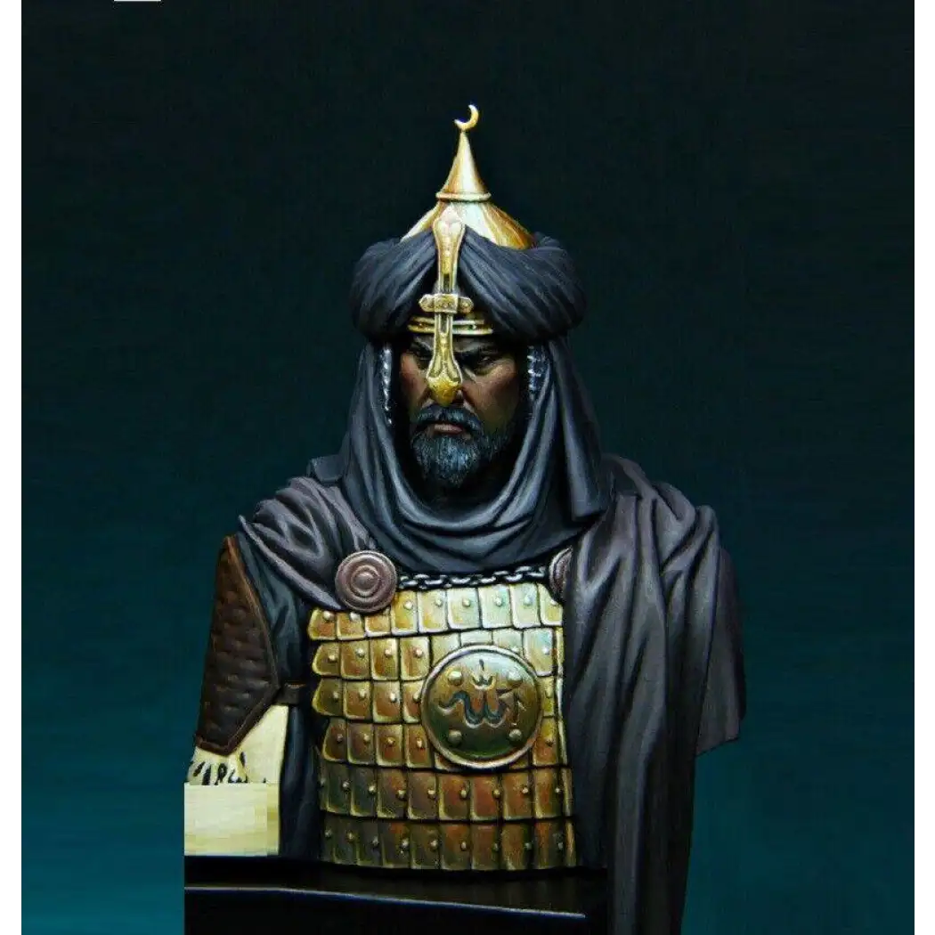 1/16 BUST Resin Model Kit Medieval Warrior Saladin Unpainted - Model-Fan-Store