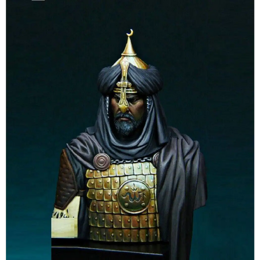 1/16 BUST Resin Model Kit Medieval Warrior Saladin Unpainted - Model-Fan-Store
