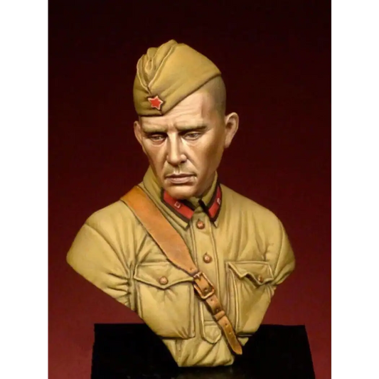 1/16 BUST Resin Model Kit Soviet Soldier Infantry WW2 Unpainted - Model-Fan-Store