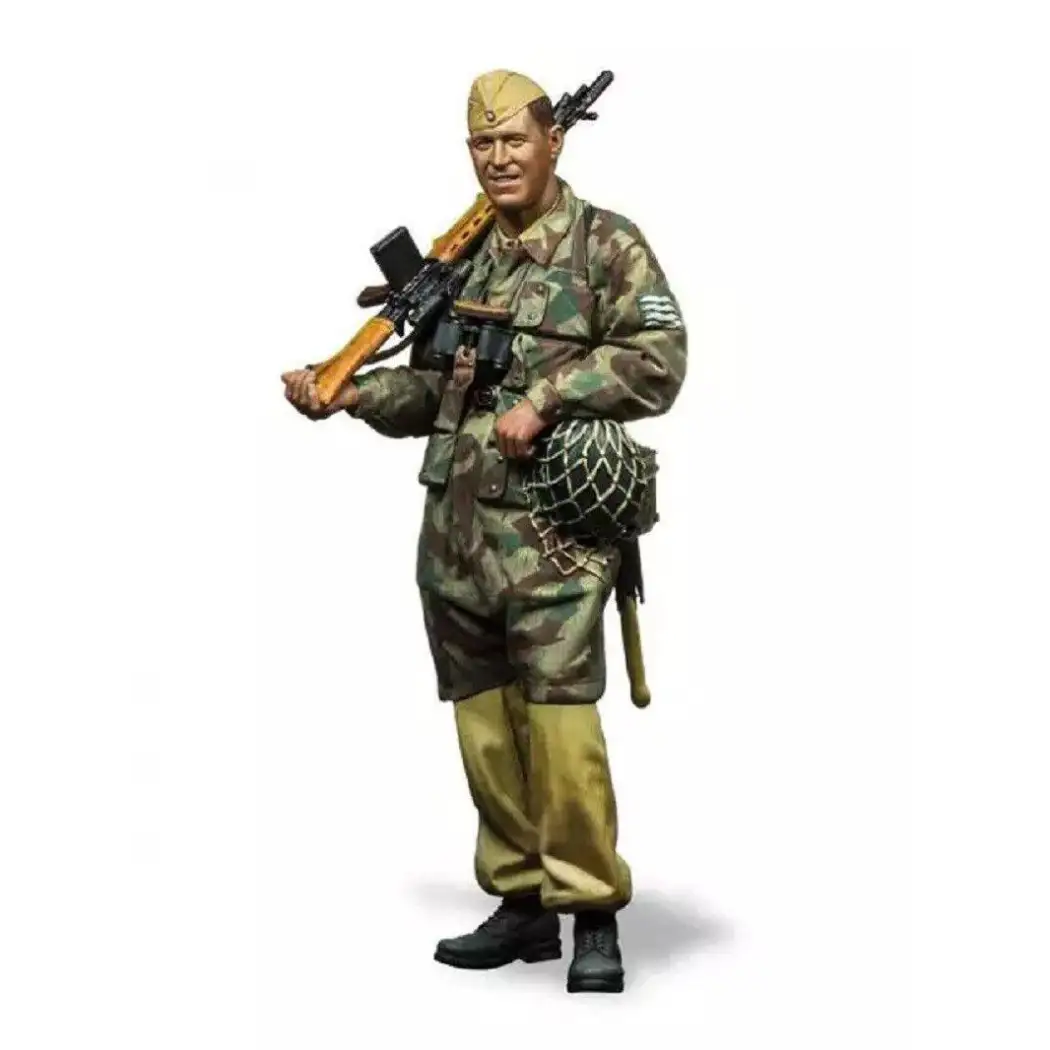 1/16 Resin Model Kit German Soldiers Machine Gunner WW2 Unpainted - Model-Fan-Store