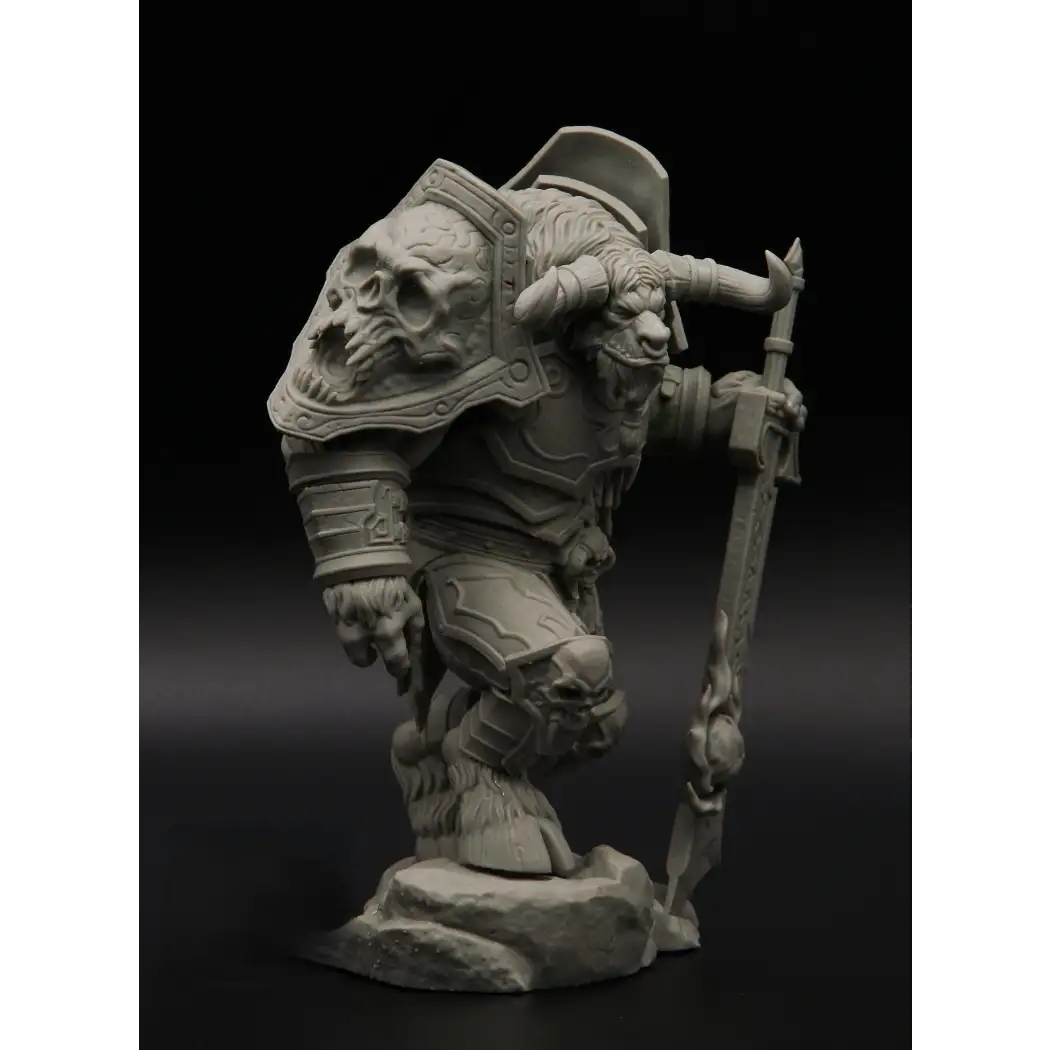 1/18 3D Print Model Kit Warrior Tauren Warcraft Unpainted - Model-Fan-Store
