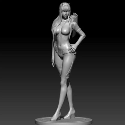 1/18 Resin Model Kit Space Beautiful Girl Fantasy Unpainted - Model-Fan-Store