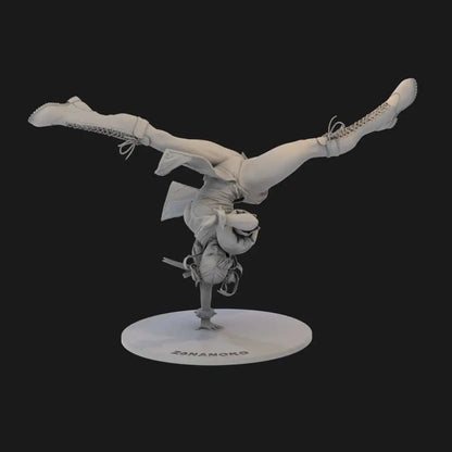 1/24 3D Print Model Kit Beautiful Girl Fighter Unpainted - Model-Fan-Store