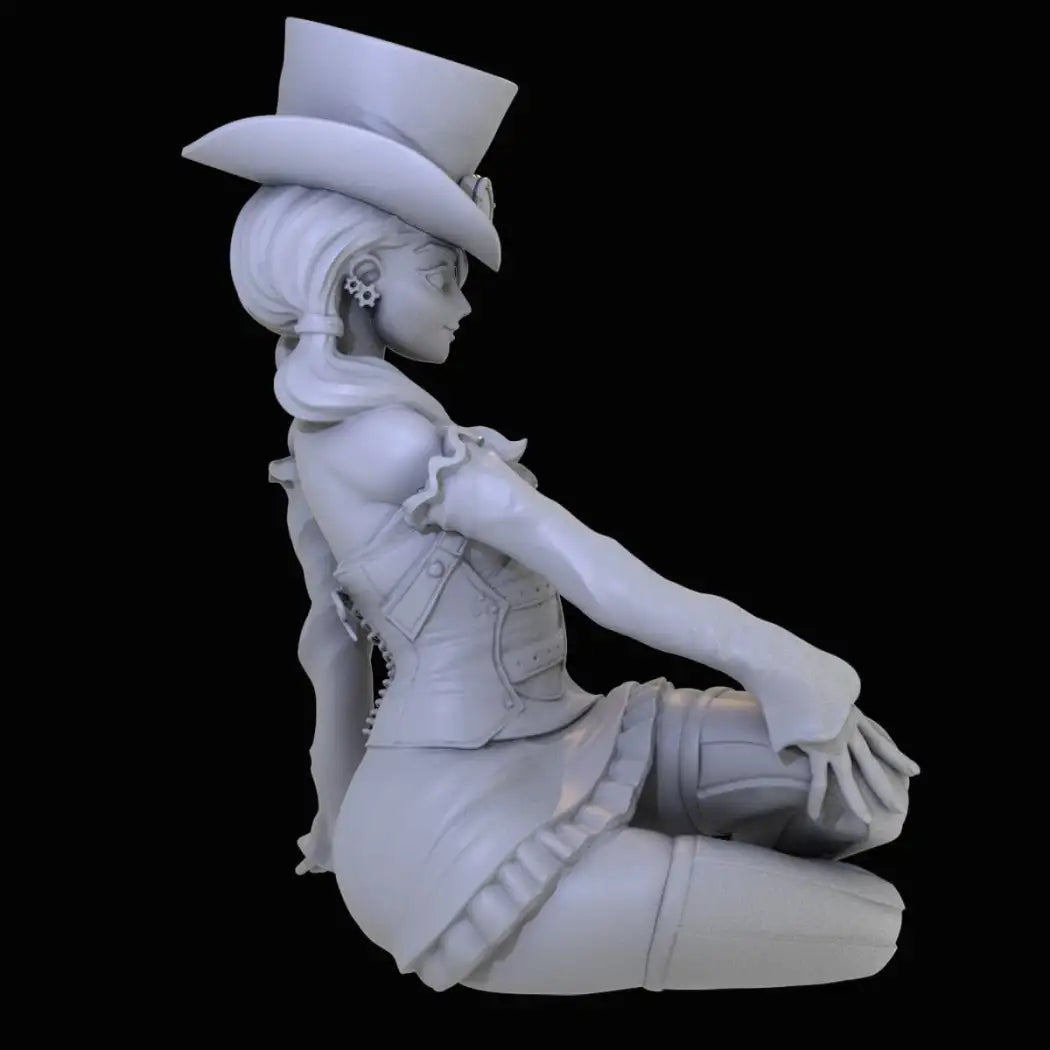 1/24 3D Print Steampunk Model Kit Beautiful Girl Leprechaun Unpainted - Model-Fan-Store