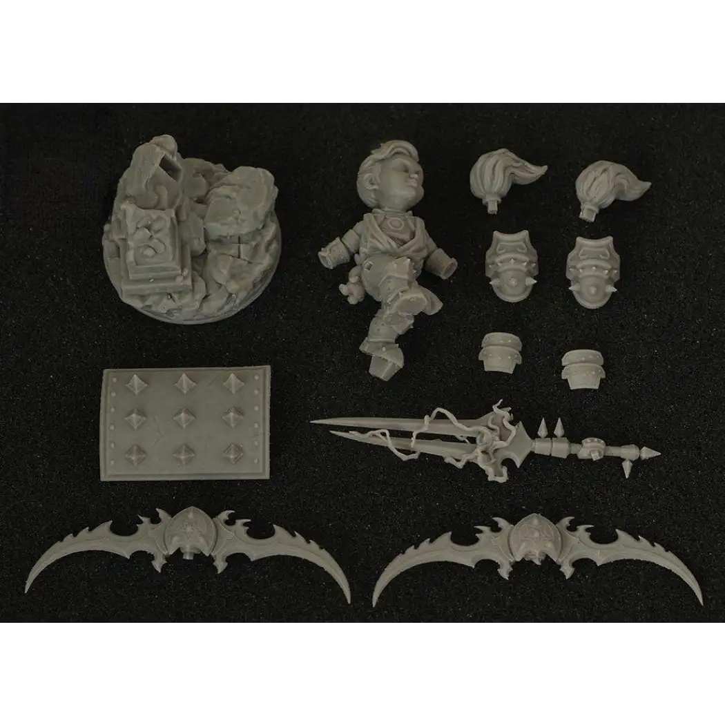 1/24 70mm Resin Model Kit Dwarf Azzinoth Warglaive Warcraft Unpainted - Model-Fan-Store