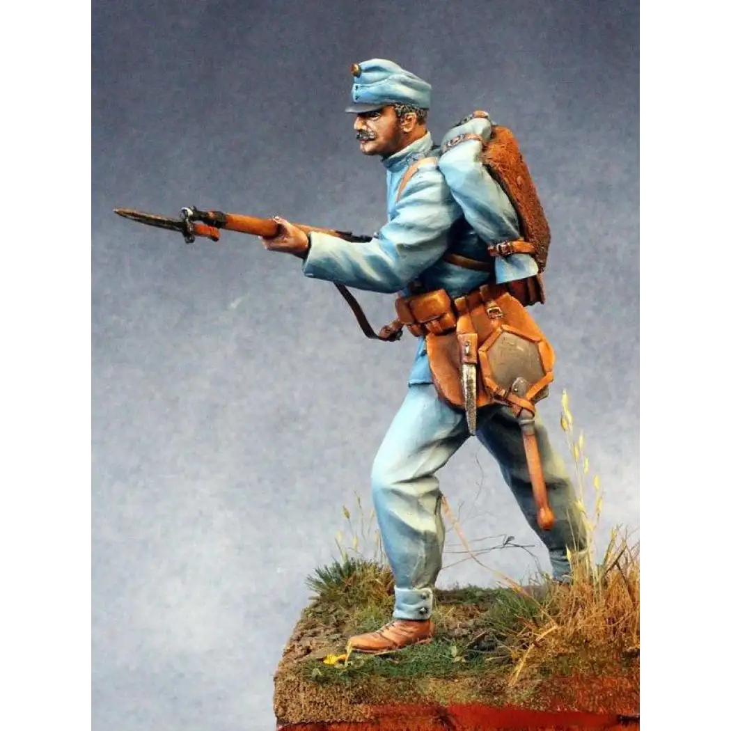 1/24 75mm Resin Model Kit Austro-Hungarian Soldier WW1 Unpainted - Model-Fan-Store