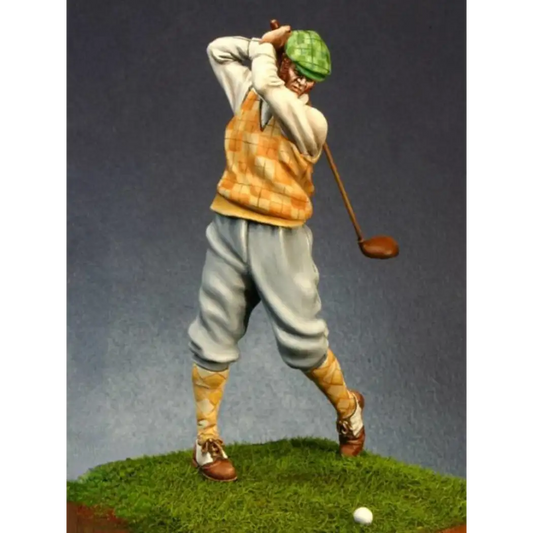 1/24 75mm Resin Model Kit Golf Player Professional Unpainted - Model-Fan-Store