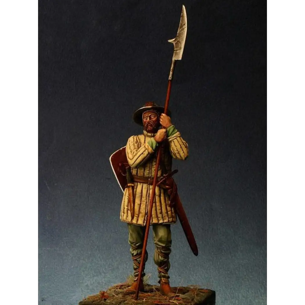 1/24 75mm Resin Model Kit Medieval Guard Warrior Unpainted - Model-Fan-Store