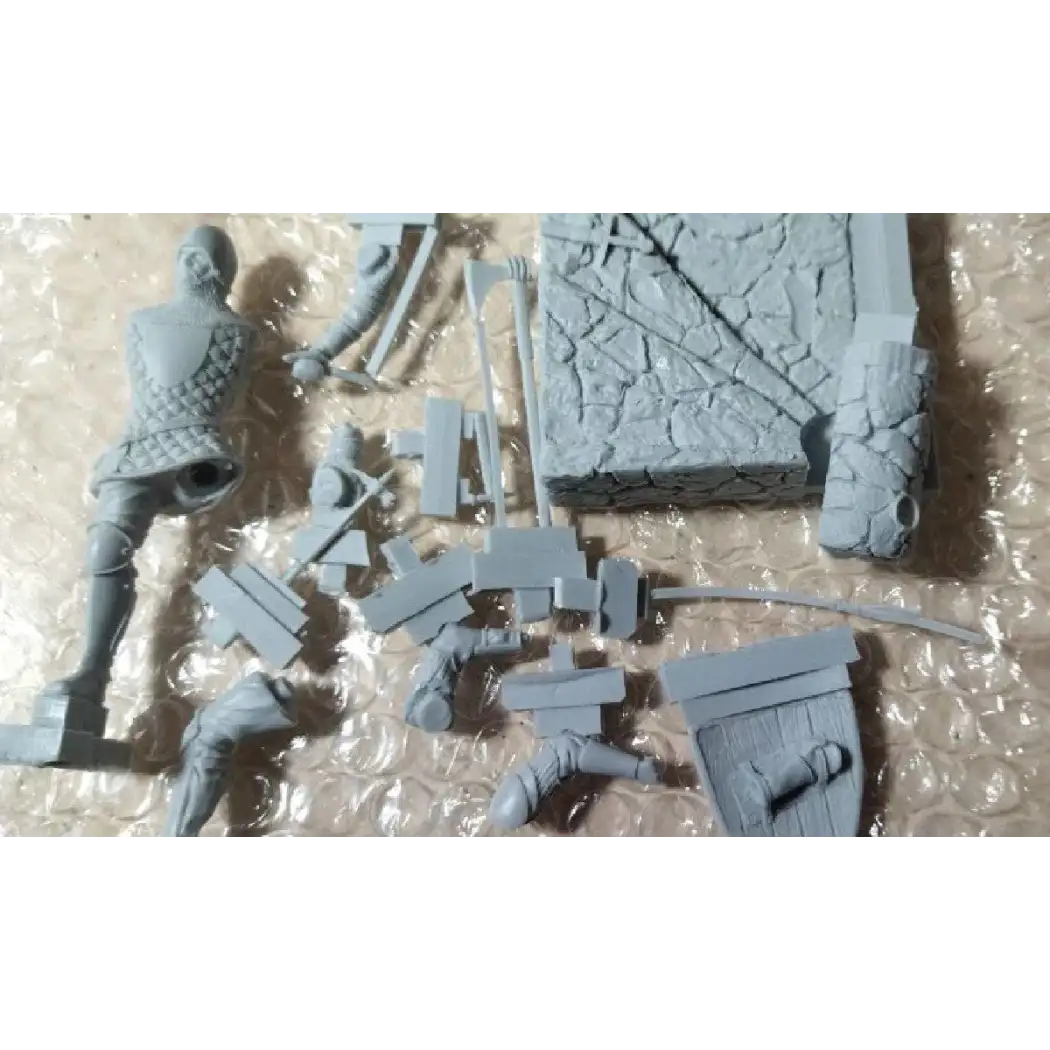 1/24 75mm Resin Model Kit Medieval Knight Warrior Unpainted - Model-Fan-Store