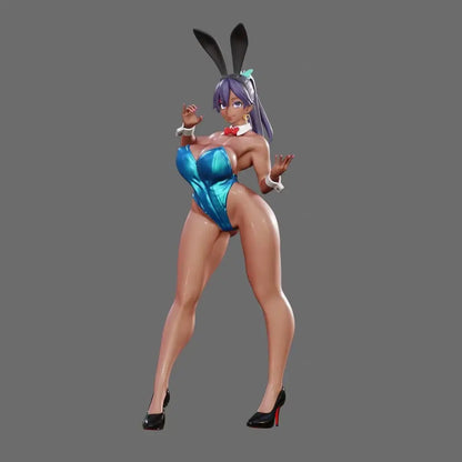 1/24 Resin Model Kit Modern Beautiful Girl Bunny Unpainted - Model-Fan-Store