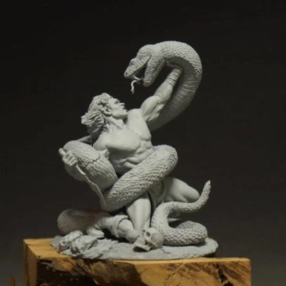 1/24 Resin Model Kit Warrior Hercules and Serpent Fantasy Unpainted - Model-Fan-Store