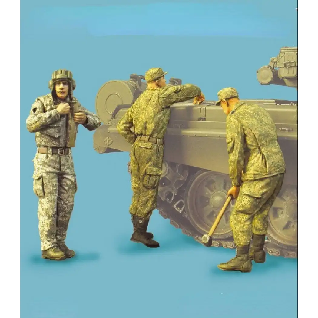 1/35 3pcs Resin Model Kit Russian Soldiers Unpainted - Model-Fan-Store