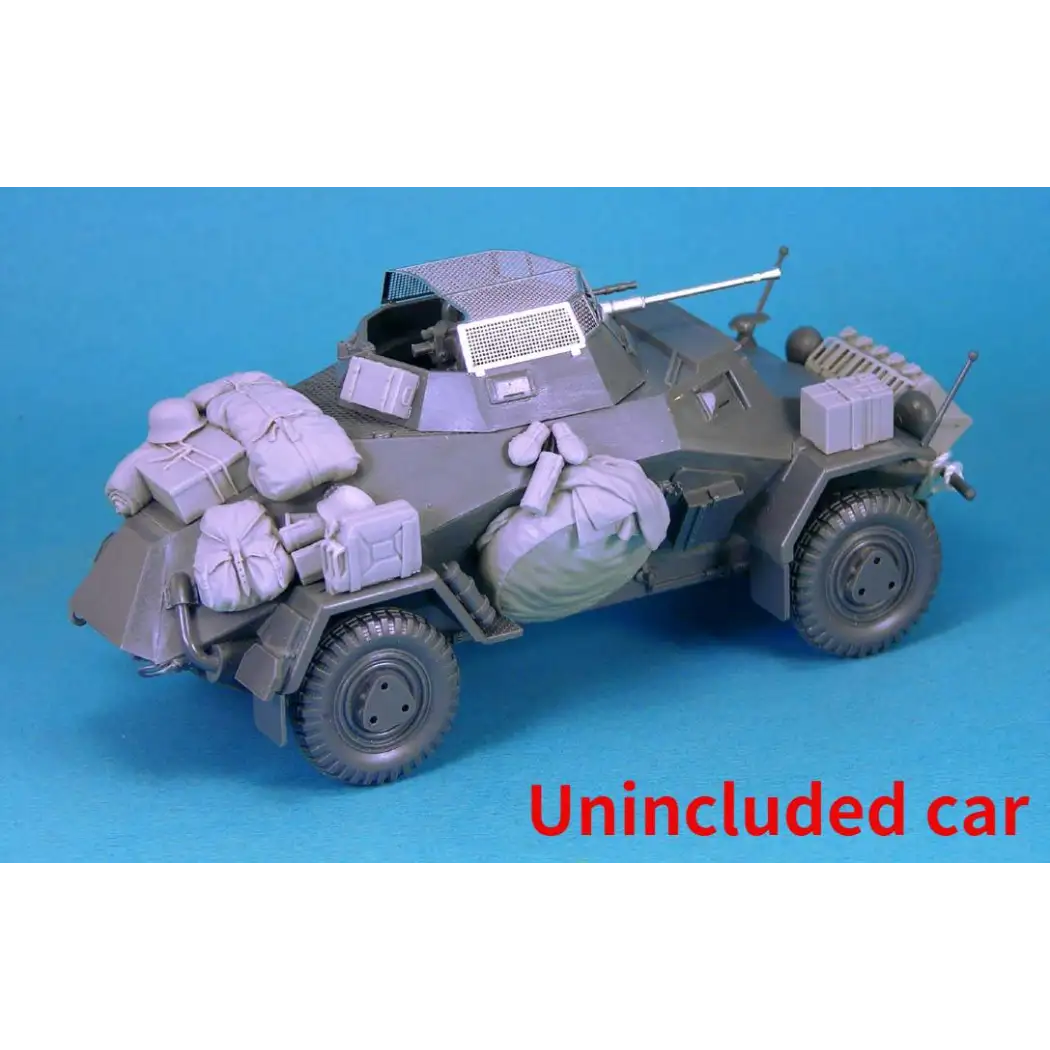 1/35 Resin Model Kit Sd.Kfz.222 Armored Vehicle Conversion Parts (no car) Unpainted - Model-Fan-Store