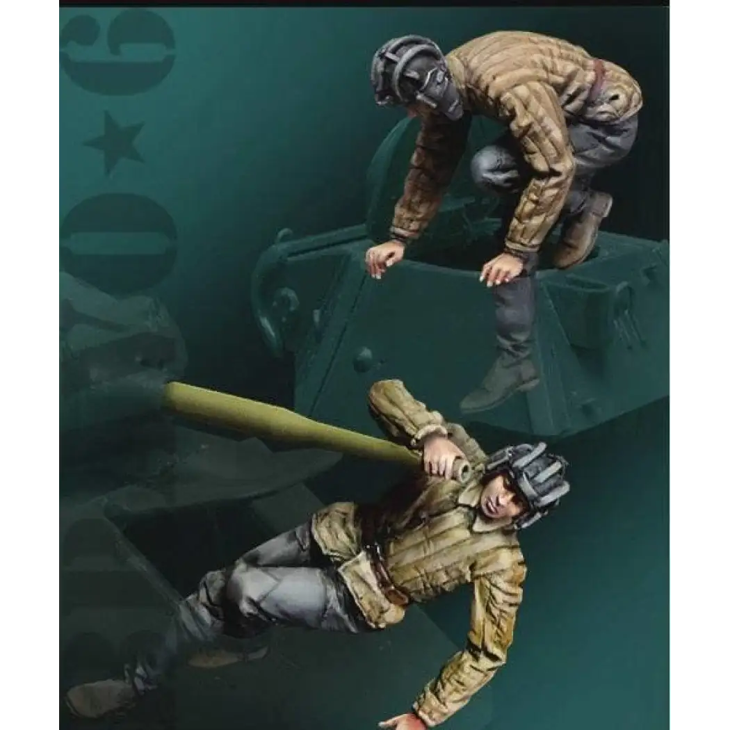 1/35 Resin Model Kit Soviet Soldiers Tank Crew WW2 Unpainted - Model-Fan-Store