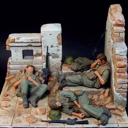 1/35 Resin Model Kit Vietnam War US Army Soldiers Unpainted - Model-Fan-Store