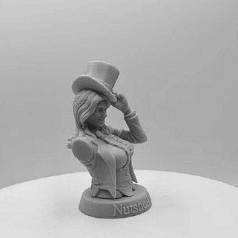 1/12 65mm BUST Resin Model Kit Beautiful Girl Magician Illusionist Unpainted - Model-Fan-Store