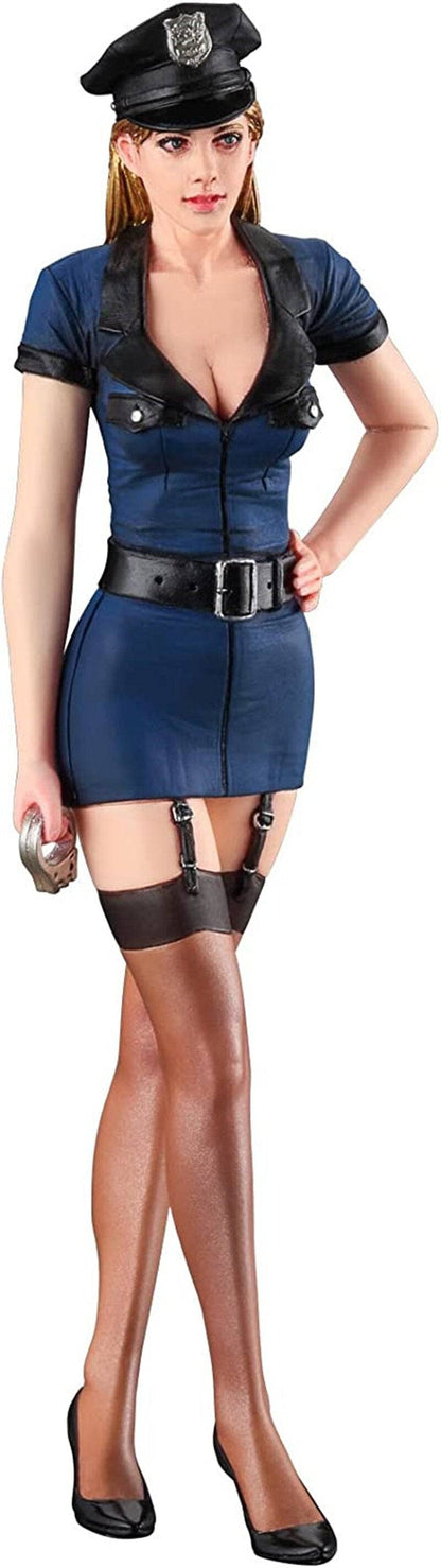 1/12 Resin Model Kit Modern Beautiful Girl Police Unpainted - Model-Fan-Store