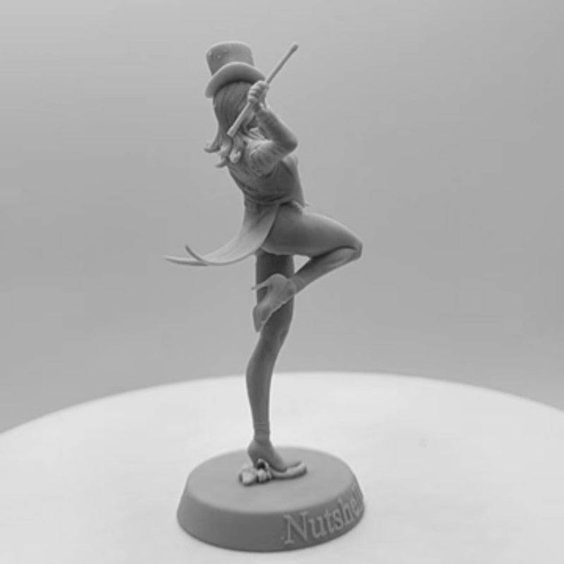 1/24 82mm Resin Model Kit Beautiful Girl Magician Illusionist Unpainted - Model-Fan-Store