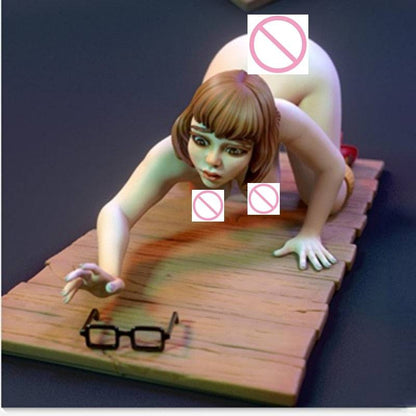 1/35 - 1/6 3D Print Model Kit Fantasy Beautiful Girl Velma Unpainted