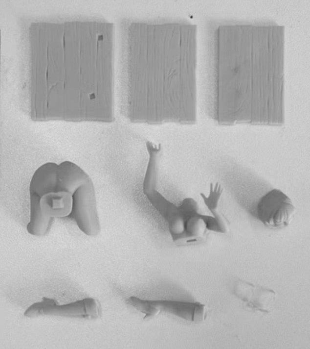 1/35 - 1/6 3D Print Model Kit Fantasy Beautiful Girl Velma Unpainted