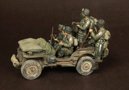 1/35 5pcs Resin Model Kit US Army Soldiers Normandy (no Car) WW2 Unpainted - Model-Fan-Store