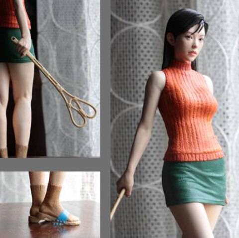 1/8 Resin Model Kit Modern Asian Beautiful Girl Group Wife Unpainted - Model-Fan-Store