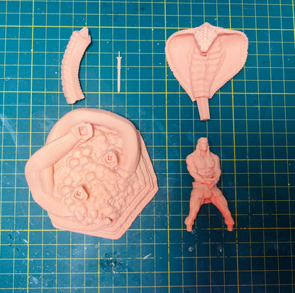 1/35 - 1/6 3D Print Model Kit Conan Warrior Barbarian TD-3638 Unpainted