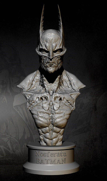 1/4 230mm BUST 3D Print Model Kit Dead Zombie Batman Vampire Unpainted - Model-Fan-Store