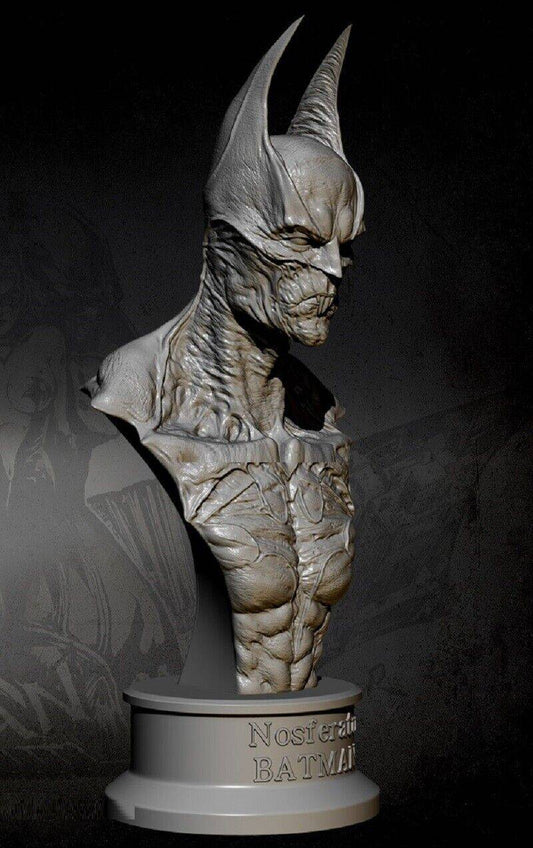 1/4 230mm BUST 3D Print Model Kit Dead Zombie Batman Vampire Unpainted - Model-Fan-Store