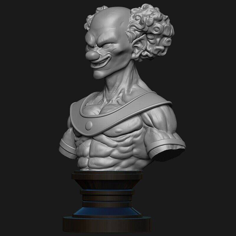 120mm BUST 3D Print Model Kit Evil Clown Unpainted - Model-Fan-Store