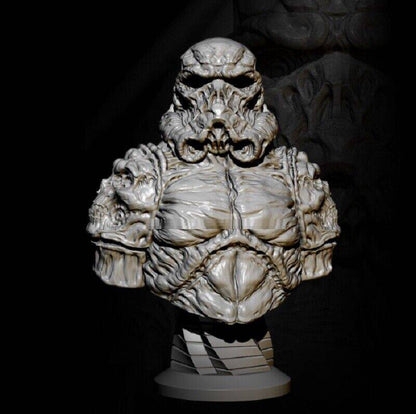 120mm BUST 3D Print Model Kit Star Wars Zombie Stormtrooper Unpainted - Model-Fan-Store