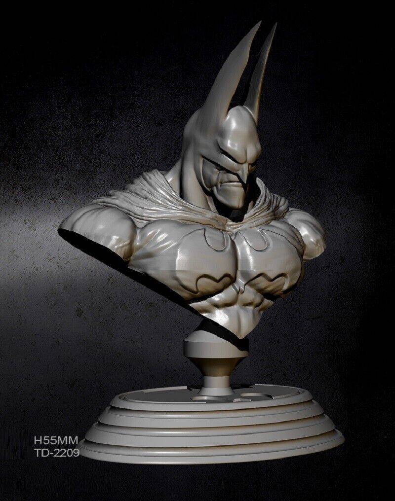 200mm BUST 3D Print Superhero Model Kit Batman Unpainted - Model-Fan-Store