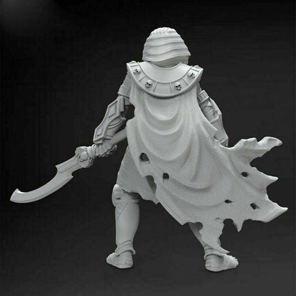 1/16 120mm 3D Print Model Kit Egyptian Warrior Mummy Fantasy Unpainted - Model-Fan-Store