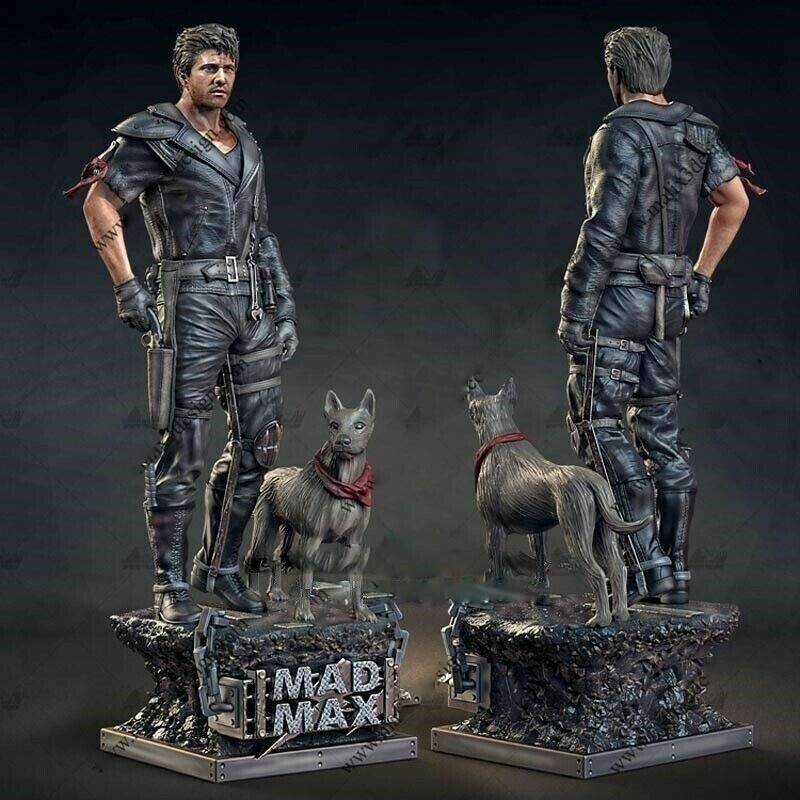 1/24 75mm Resin Model Kit Warrior Mad Max Unpainted Movie - Model-Fan-Store