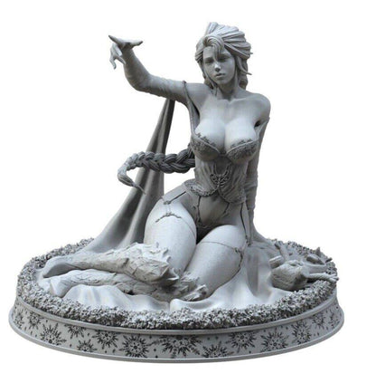 1/6 180mm 3D Print Model Kit Beautiful Girl Frozen Elsa Fantasy Unpainted - Model-Fan-Store