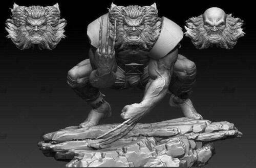 1/6 180mm 3D Print Superhero Model Kit Wolverine Unpainted - Model-Fan-Store