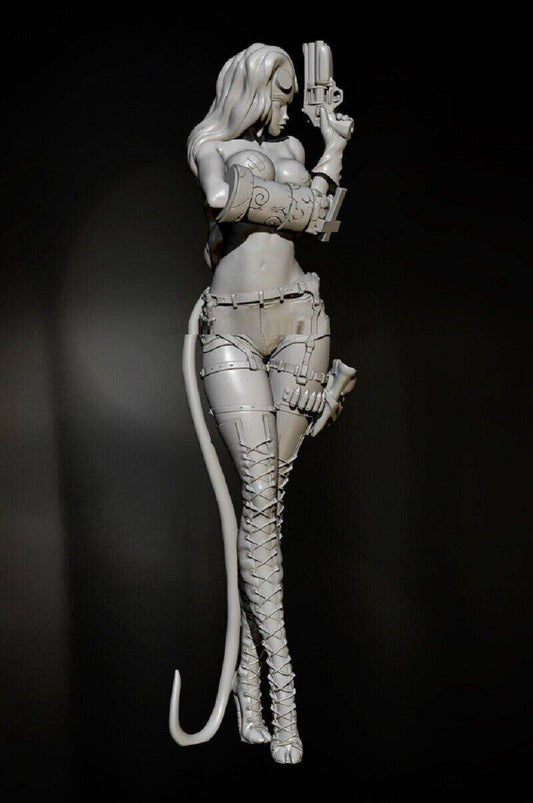 1/6 300mm 3D Print Model Kit Beautiful Girl Woman Devil Hellgirl Unpainted - Model-Fan-Store