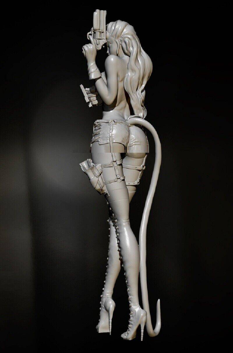 1/6 300mm 3D Print Model Kit Beautiful Girl Woman Devil Hellgirl Unpainted - Model-Fan-Store