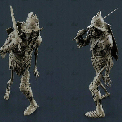 1/6 300mm 3D Print Model Kit Skeleton Cursed Warrior Fantasy Unpainted - Model-Fan-Store